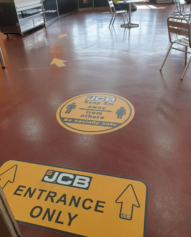 jcb factory signage