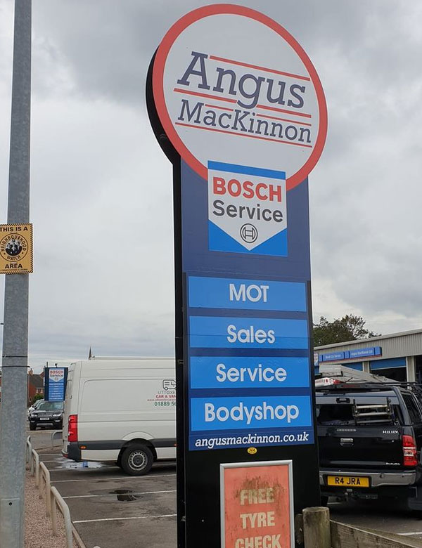 garage signage